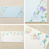 Cozyca Products コジカプロダクツ 北澤平祐 一筆箋 はるかぜにのるみんな くだものをはこぶみんな heisuke kitazawa 植物 花 女の子 動物 果物 フルーツ 美濃和紙 手紙 レター letter おしゃれ かわいい