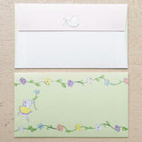 Cozyca Products コジカプロダクツ 北澤平祐 レターセット はるかぜにのるみんな くだものをはこぶみんな heisuke kitazawa 植物 花 女の子 動物 果物 フルーツ 美濃和紙 手紙 便箋 letter おしゃれ かわいい