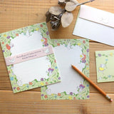 Cozyca Products コジカプロダクツ 北澤平祐 レターセット はるかぜにのるみんな くだものをはこぶみんな heisuke kitazawa 植物 花 女の子 動物 果物 フルーツ 美濃和紙 手紙 便箋 letter おしゃれ かわいい