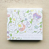 Cozyca Products コジカプロダクツ 北澤平祐 ブロックメモ はるかぜにのるみんな くだものをはこぶみんな heisuke kitazawa 植物 花 女の子 動物 果物 フルーツ メモ メモ帳 メッセージカード 手紙 レター memo messagecard card letter おしゃれ かわいい