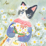 Cozyca Products コジカプロダクツ Aiko Fukawa バースデーカード niko niko SMILE! HAPPY BIRTHDAY Special day 誕生日 祝い バースデー 花 ネコ うさぎ リス おしゃれ かわいい