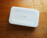 倉敷意匠 Classiky mitsou お弁当箱 てんてん あずき色まる 鋼板 野田琺瑯 琺瑯 ほうろう 弁当ケース バターケース 裁縫箱 テーブルウェア 奥村麻利子 かわいい おしゃれ ギフト プレゼント