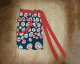 倉敷意匠 Classiky 関美穂子 前掛け 花のテープ 祝いのお唄 卵 エプロン 花 かわいい おしゃれ ギフト プレゼント