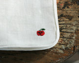 倉敷意匠 Classiky mitsou リネンガーゼ ハンカチ 黒猫 お友だち ウインク リンゴ コーヒー パン リネン ガーゼ linen gauze handkerchief 奥村麻利子 かわいい おしゃれ ギフト プレゼント