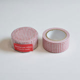 Classiky mitsou 마스킹 테이프 폴카 도트 줄무늬 격자 빨간색