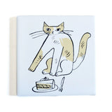 Classiky Traneco Bonbon 프린트 타일 7.3cm 1 피스 고양이