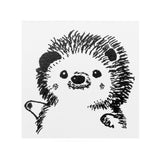 Sello erizo pastelero 30 x 30mm Harry el erizo parte superior del cuerpo Kororo el panda Acostado Muñón Paraguas Lata de galletas Mocha el conejo Flor cuadrada