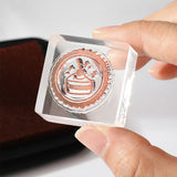 BGM アクリルブロック Cube クリアスタンプ用 30x30x15mm ビージーエム はんこ 手帳 パーツ アクリルホルダー Acrylic Block BT-AB005