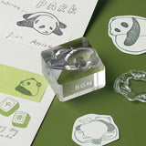 BGM アクリルブロック Cube クリアスタンプ用 30x30x15mm ビージーエム はんこ 手帳 パーツ アクリルホルダー Acrylic Block BT-AB005