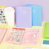 BGM クリアスタンプファイル ビージーエム ライラック サクラ ベビーブルー メロン マステ スタンプ ケース クリアファイル 収納ケース BT-CF009 BT-CF010 BT-CF011 BT-CF012 bgm-clearfile