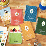 BGM ビージーエム シール帳 喫茶アラモード A6サイズ 24枚48ページ ショートケーキ レトロプリン クリームソーダ 空色ソーダ クロネコとレモンケーキ クロネコといちごケーキ 剥離紙