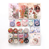 BGM マスキングテープ フレークシール セット