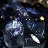 BGM ビージーエム クリアテープ 夏限定 2025 Limited 20mm 2cm 2センチ 20ミリ幅 パーゴラの下の猫 犬とひまわり カラフル傘 アイス ラムネ 空図鑑 夏空 夏 ギフト カード 手帳 コラージュ 素材