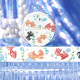 BGM ビージーエム マスキングテープ 夏限定 2025 Limited 15mm 1.5cm 1.5センチ 15ミリ幅 海岸のお散歩ネコ 夏の港 金魚 夏夜の夢 朝顔 夏スイカ 夏 ギフト カード 手帳 コラージュ 素材