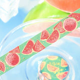 BGM ビージーエム マスキングテープ 夏限定 2025 Limited 15mm 1.5cm 1.5センチ 15ミリ幅 海岸のお散歩ネコ 夏の港 金魚 夏夜の夢 朝顔 夏スイカ 夏 ギフト カード 手帳 コラージュ 素材