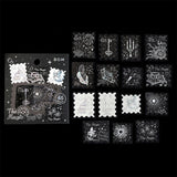 BGM ビージーエム フレークシール 4個セット 郵便局 15デザインx3枚(45枚) ザ・ ファンタジー ザ・ マジック ザ・ ベーカリー ザ・ ペインティング まとめ買い 大人買い お得セット ギフト カード 手帳