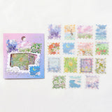 BGM ビージーエム フレークシール 4個セット 郵便局 15デザインx3枚(45枚) ザ・ ファンタジー ザ・ マジック ザ・ ベーカリー ザ・ ペインティング まとめ買い 大人買い お得セット ギフト カード 手帳