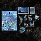 BGM ビージーエム クリアシール 4個セット 星屑マジック 10デザインx3枚(30枚) 天王星 海王星 金星 冥王星 まとめ買い 大人買い お得セット ギフト カード 手帳