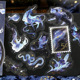 BGM ビージーエム クリアシール 4個セット 星屑マジック 10デザインx3枚(30枚) 天王星 海王星 金星 冥王星 まとめ買い 大人買い お得セット ギフト カード 手帳