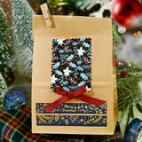 6個セット BGM ビージーエム 2025 クリスマス限定 マスキングテープ 20mm 2cm ディナータイム 煌めく夜に ブローチ ヒイラギと花 サンタ 猫 マステ 和紙 シール 箔押し お得 まとめ買い