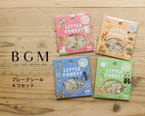 BGM 플레이크 씰 4 개의 따뜻한 숲 세트