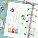 6個セット BGM ビージーエム クリアテープ 夏限定 海辺と猫 猫たちの夏休み 金魚のゆらめき 夏色こおり ひかりの泡 波影 クリア 透明 お得 まとめ買い