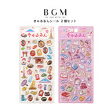 【お一人様2セットまで】2個セット BGM ビージーエム 立体シール きゅるるんシール 東京 文房具 3D ぷっくり ぼこぼこ デコシール ぷくぷく スマホ デコケース お得 まとめ買い