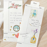 BGM クリアテープ Life 箔押し 20mm 2.0cm 2.0センチ 20ミリ幅 マステ 窓辺の風景 鳥刺しゅう 猫遊び メロディー オーシャン 一輪挿し ビージーエム