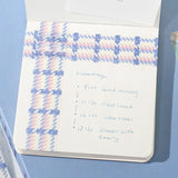 BGM マスキングテープ チェック きらふわシュガー 20mm 2.0cm 2.0センチ 20ミリ幅 マステ ブルーベリー ヨーグルト ラベンダー イチゴソーダ ミントラテ グリーンティー ビージーエム