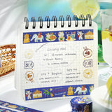 BGM ビージーエム マスキングテープ 6個セット 世界カフェ紀行 箔押し 20mm 2.0cm 2.0センチ 20ミリ幅 フランス 日本 イタリア タイ スタンプ ミニ柄 まとめ買い 大人買い お得セット ギフト カード 手帳