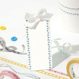 BGM ビージーエム マスキングテープ Life 5mm 0.5cm 0.5センチ 5ミリ幅 小さな青い花 ネコたち ダックスフント 趣味時間 星夢 皮むきリンゴ 和紙 マステ ギフト カード 手帳