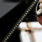 BGM ビージーエム マスキングテープ Life 箔押し 5mm 0.5cm 0.5センチ 5ミリ幅 星花火 まるまる 贈る花 ドキドキ 黒猫ちゃん お茶タイム 和紙 マステ ギフト カード 手帳