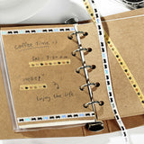 BGM ビージーエム マスキングテープ Life 箔押し 5mm 0.5cm 0.5センチ 5ミリ幅 星花火 まるまる 贈る花 ドキドキ 黒猫ちゃん お茶タイム 和紙 マステ ギフト カード 手帳