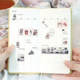 BGM ビージーエム マスキングテープ 6個セット メルヘンパーティ 箔押し 20mm 2.0cm 2.0センチ 20ミリ幅 ストロベリー ティータイム ミルクティー シルバーグレイ パフューム ガーデン まとめ買い 大人買い お得セット ギフト カード 手帳