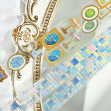 BGM ビージーエム クリアテープ Life 箔押し 20mm 2.0cm 2.0センチ 20ミリ幅 飾り絵 パンダ中華 空のカクテル タイル模様 ピンク格子 うさちゃん 和紙 マステ ギフト カード 手帳