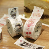 BGM ビージーエム マスキングテープ 6個セット 旅と、カフェと、ダイアリー 箔押し 20mm 2.0cm 2.0センチ 20ミリ幅 Honey Mocha Rose Mint Orange Noir まとめ買い 大人買い お得セット ギフト カード 手帳