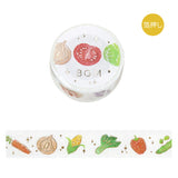 BGM Masking Ruban 15 mm Life Galaxy Train Ice Vegetable Cat et Yuru Fluffy Fluffy Flower Line