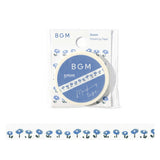 BGM -Klebeband 5mm Leben kleine blaue Blumen Katzen Dackel Hobby Time Star Dream geschälte Apfel