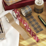 BGM ビージーエム マスキングテープ SCHOOL COLORS 15mm / 20mm / 30mm 和紙 モーヴピンク スモークブルー キャラメル グレー 学校 制服 スクール マステ ギフトカード 手帳 箔押し コラージュ 素材