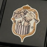 パティシエハリネズミ スタンプセット 箱入り テディベアの親子 プレゼントセット テディベア くま プチギフト ギフト 手帳 カレンダー 連絡帳 ご褒美はんこ かわいい おしゃれ