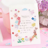 BGM ビージーエム 立体シートシール アイシングシール エンボス加工 彩りフルーツ ゆるふわドリンク 暮らしの色 海宙 アニマルミーツ ブルーム PET シール かわいい ギフトカード 手帳 コラージュ 素材