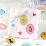 BGM ビージーエム キャンディシール 90x175mm アイスドリンク コーヒーブレイク いちごスイーツ ハッピーパーティー 彩りブローチ 数字アルファベット 立体 シートシール シール ギフトカード 手帳 コラージュ 素材