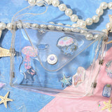 BGM ビージーエム クリスタルシール 夏限定 2025 Limited 70 x 165mm 1シート入り 海とソーダ 波間のきらめき 海 ソーダ 波間 きらめき 限定 エポキシ樹脂 クリスタル 夏 シール コラージュ ステッカー ギフト カード 手帳 素材