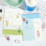 BGM ビージーエム フレークシール IPPAI Vol.3 箔押し 15デザインx3枚 (45枚) 寿司 洋食 クリームソーダ ニューレトロ 文房具 恐竜 和紙 シール ギフトカード 手帳 コラージュ 素材