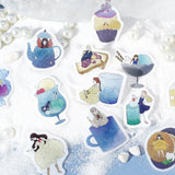 シールセット BGM ビージーエム フレークシール 4パックセット 少女と喫茶 箔押し ドリンク 飲み物 メロン 女の子 和紙 シール かわいい 手帳 まとめ買い 大人買い お得セット