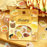 2個セット BGM ビージーエム フレークシール いただきますニャー にゃんカフェ にゃんベーカリー シール バラ ダイカット カード 手帳 箔押し コラージュ 素材 お得 まとめ買い