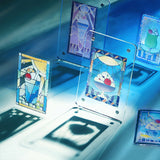 BGM ビージーエム クリアシール 喫茶アラモード 箔押し 10デザインx3枚 (30枚) ステンド ブルー ステンド レッド ステンド イエロー ステンド グリーン PET シール ギフトカード 手帳 コラージュ 素材