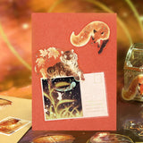 シールセット BGM ビージーエム クリアシール 4パックセット 星屑マジック 箔押し 惑星 星 動物 幻想的 PET シール かわいい 手帳 まとめ買い 大人買い お得セット