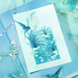 シールセット BGM ビージーエム クリアシール 4パックセット 星屑マジック 箔押し 惑星 星 動物 幻想的 PET シール かわいい 手帳 まとめ買い 大人買い お得セット