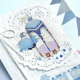 シールセット BGM ビージーエム クリアシール 4パックセット 乙女の遊園地 箔押し 女の子 童話 おとぎ話 遊園地 サーカス おもちゃ PET シール まとめ買い 大人買い お得セット